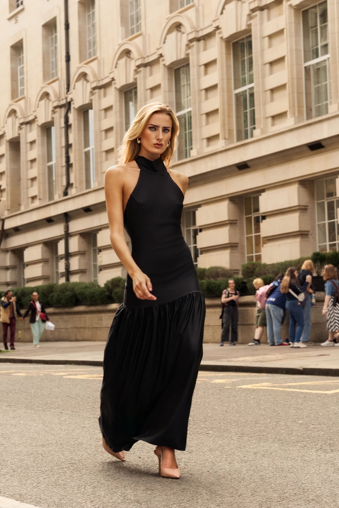 Halter Black Dress