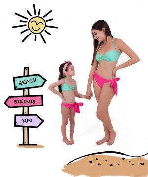 Bikini Nudo Mama e hija